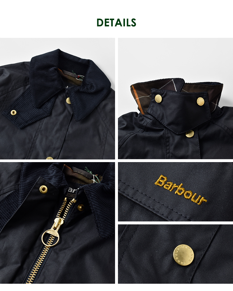 Barbour(バブアー)クロップドビードネルワックスジャケット“CROPPEDBEADNELLWAXJACKET”252lwx1403