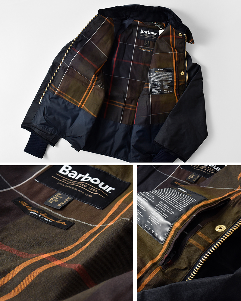 Barbour(バブアー)クロップドビードネルワックスジャケット“CROPPEDBEADNELLWAXJACKET”252lwx1403