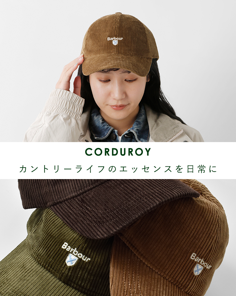 Barbour(バブアー)プレストンコードキャップ“PRESTONCORDCAP”252mha0911