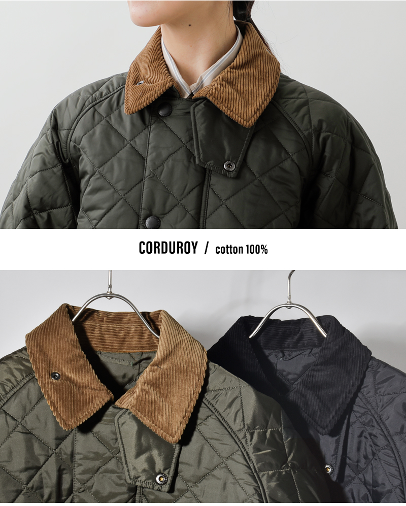 Barbour(バブアー)エクスモアキルティングジャケットコート“EXMOORQUILTEDJACKETCOAT”252mqu1867