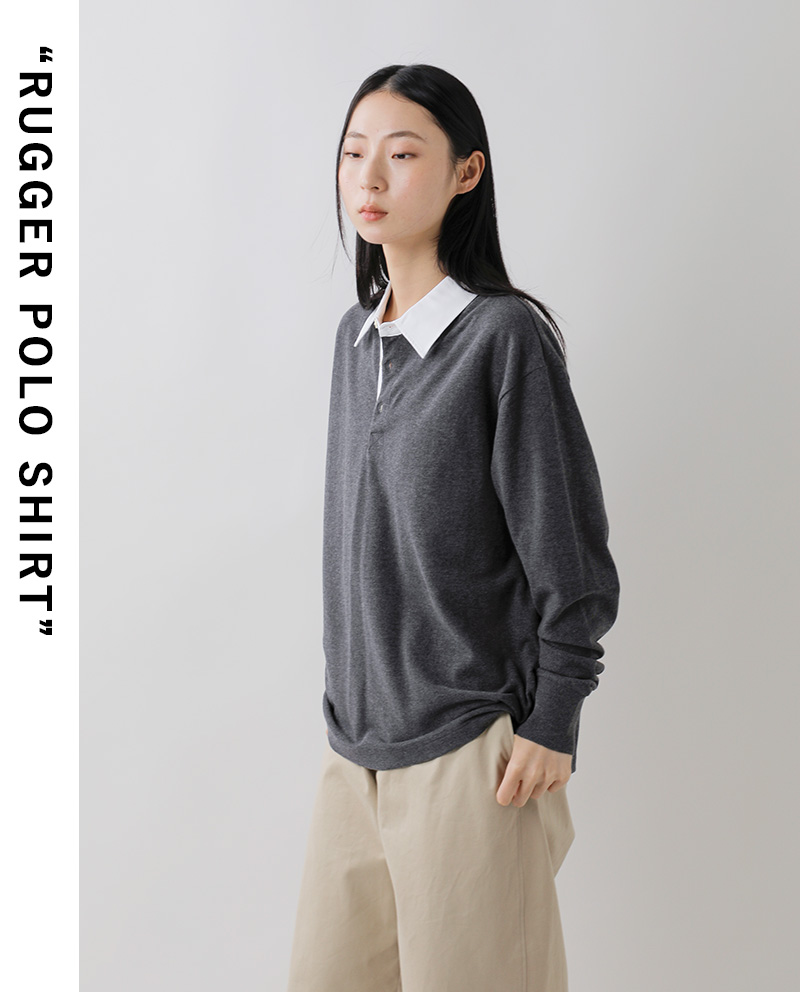 Shinzone(シンゾーン)コットンラガーポロシャツ“RUGGERPOLOSHIRT”25amscu19