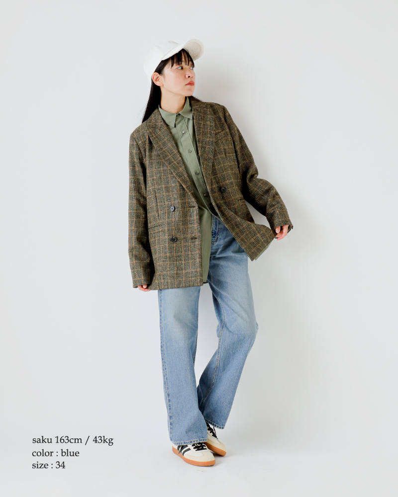 Shinzone(シンゾーン)オーガニックコットンセミワイドデニムパンツ“HUDSONDENIMPANTS”25amspa02