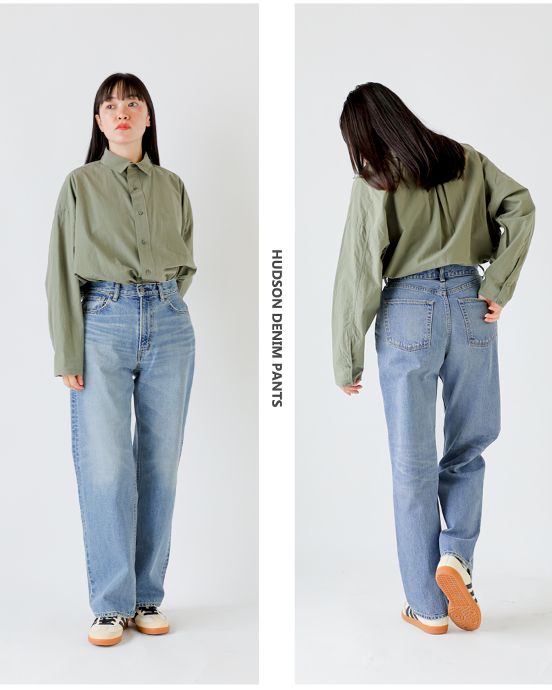 Shinzone(シンゾーン)オーガニックコットンセミワイドデニムパンツ“HUDSONDENIMPANTS”25amspa02