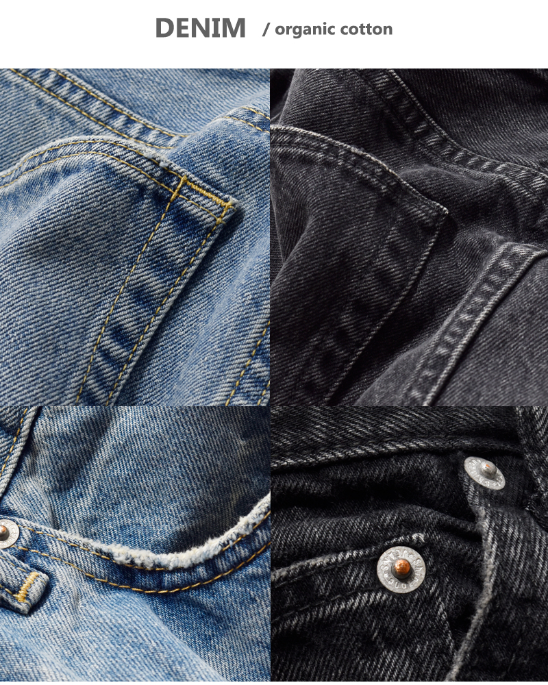 Shinzone(シンゾーン)オーガニックコットンセミワイドデニムパンツ“HUDSONDENIMPANTS”25amspa02