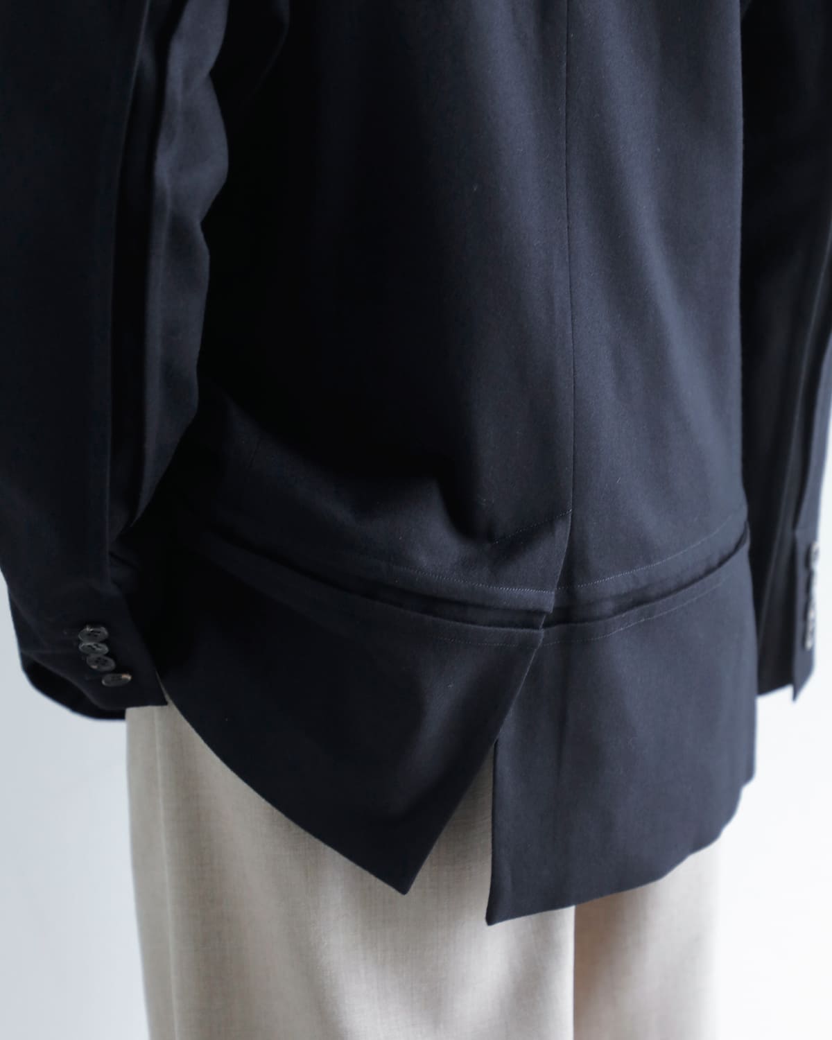 JUN MIKAMI(ジュンミカミ)ウールフラノダブルジャケット 25aw-1-j