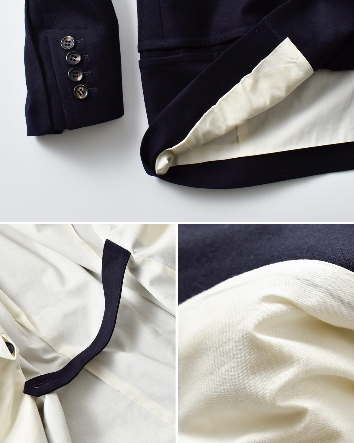 JUN MIKAMI(ジュンミカミ)ウールフラノダブルジャケット 25aw-1-j