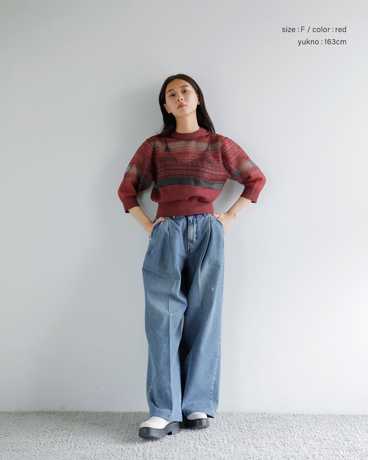 JUN MIKAMI ジュンミカミ ウール モヘア フェアアイル ニット