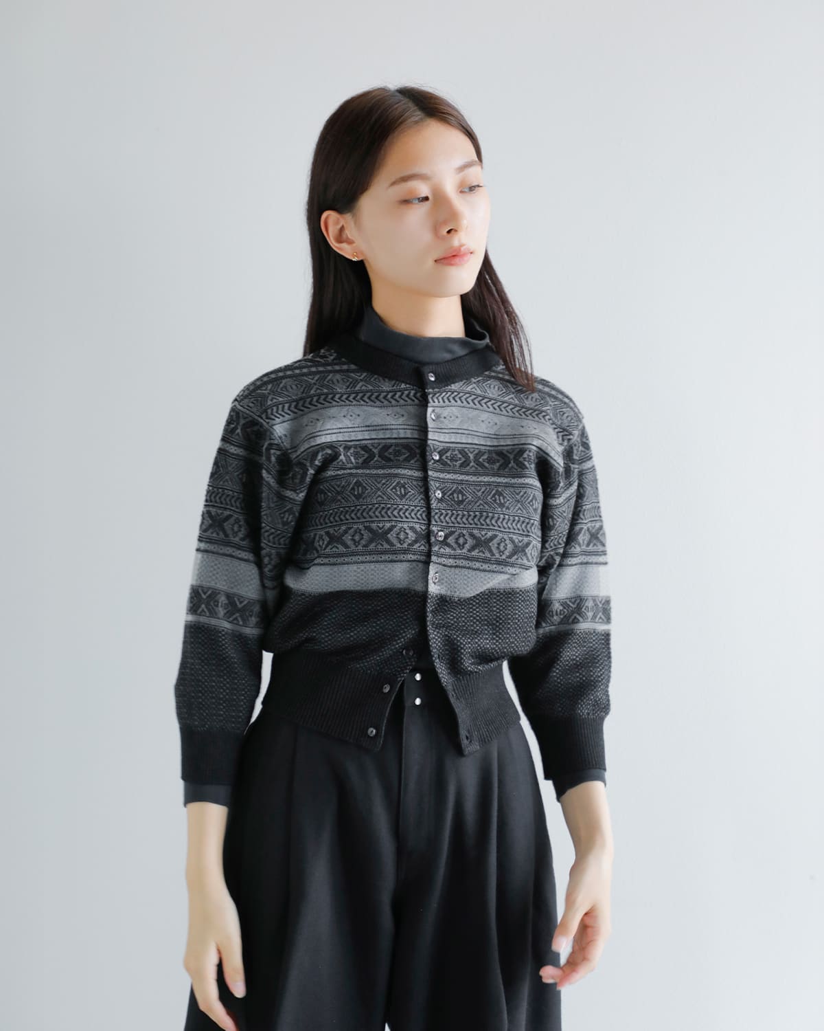 JUN MIKAMI ジュンミカミ ウール モヘア フェアアイル ニット