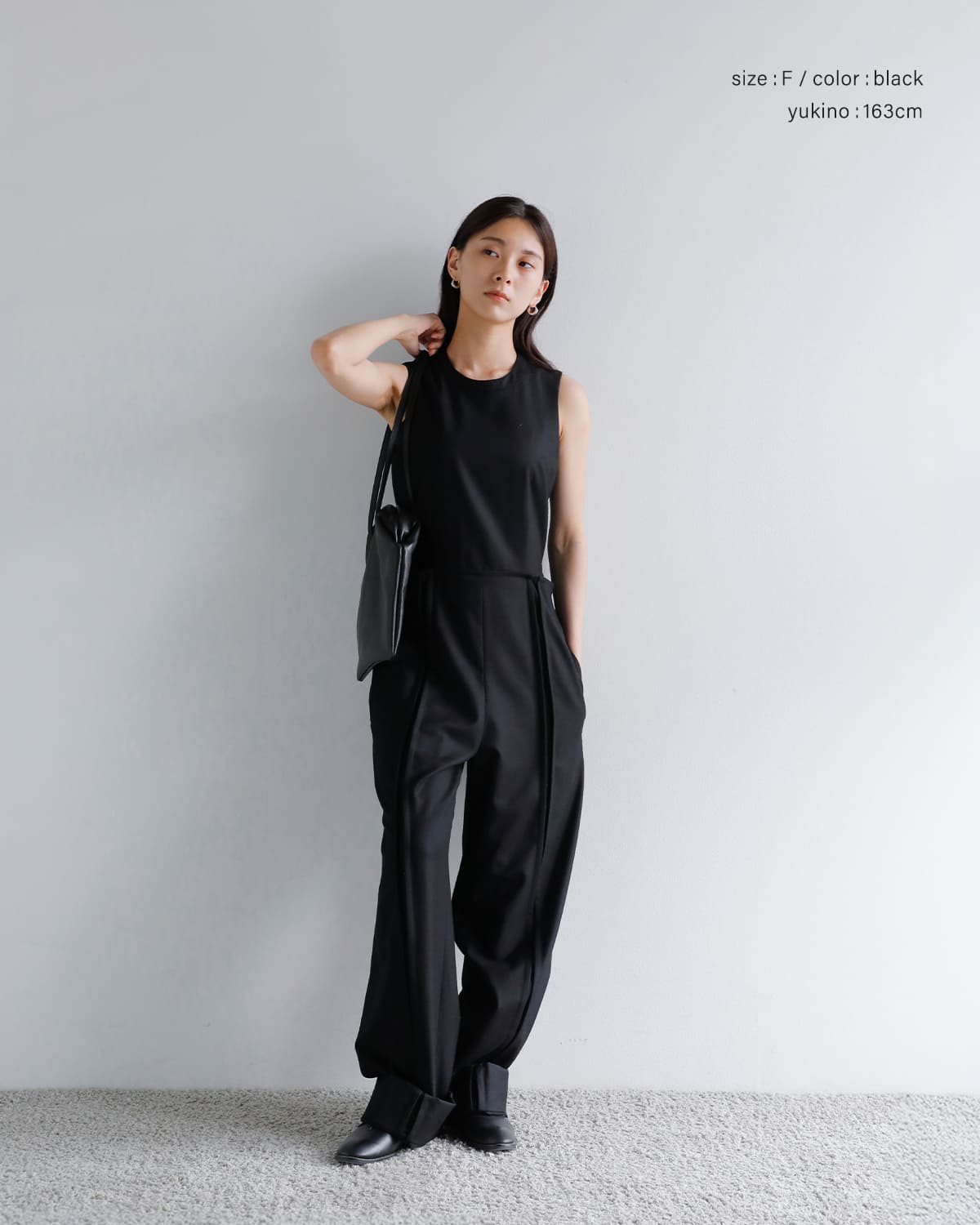 JUN MIKAMI ジュンミカミ ウール フラノ ジャンプスーツ 25aw-2