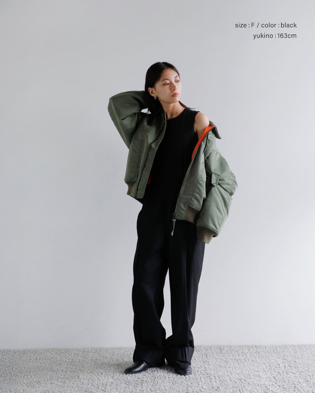 JUN MIKAMI(ジュンミカミ)ウールフラノジャンプスーツ 25aw-2-j