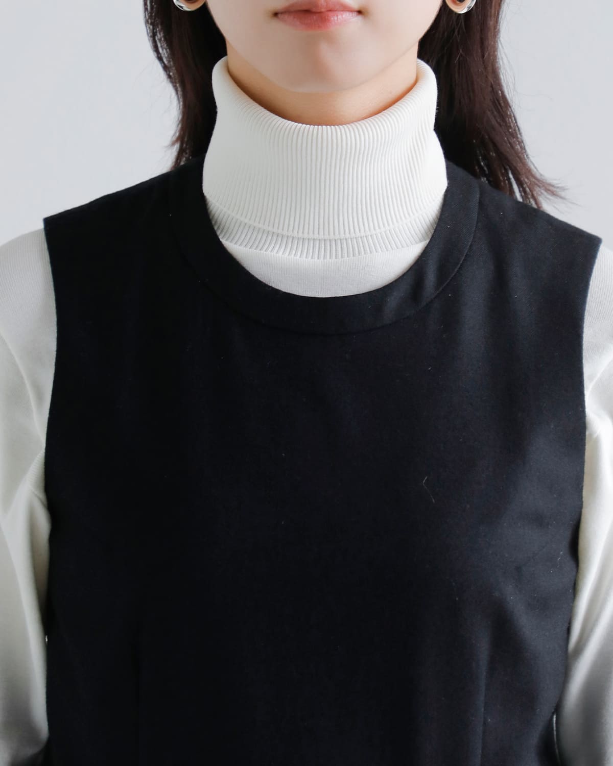 JUN MIKAMI(ジュンミカミ)ウールフラノジャンプスーツ 25aw-2-j