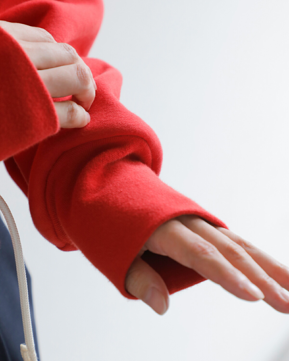 JUN MIKAMI(ジュンミカミ)コットンハーフジップスウェットプルオーバー 25aw-28-s