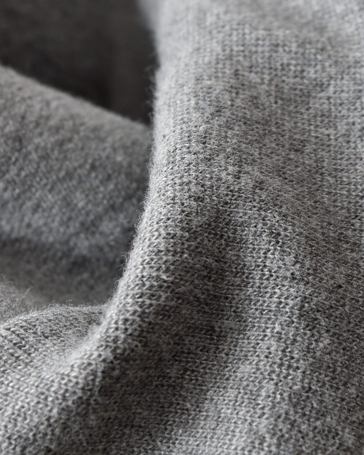 JUN MIKAMI(ジュンミカミ)コットンハーフジップスウェットプルオーバー 25aw-28-s