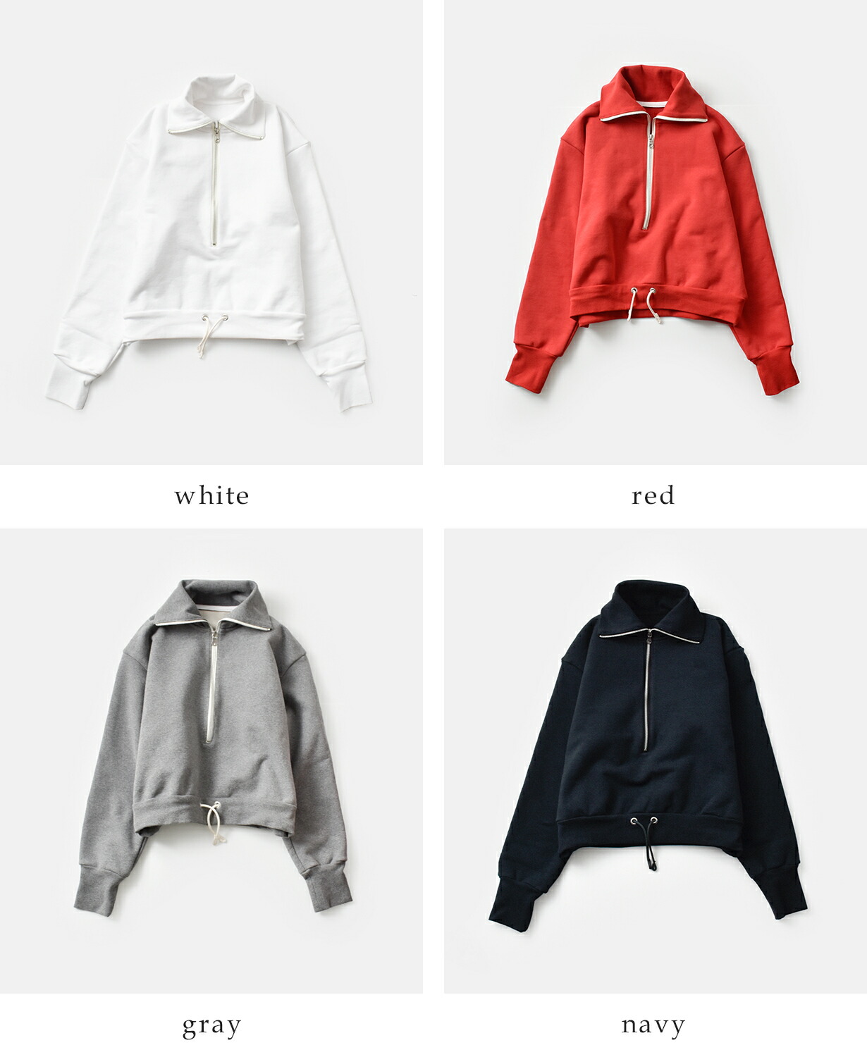 JUN MIKAMI/ジュンミカミ ハーフジッププルオーバー 25SS レディース】ハーフジッププルオーバー | JUN MIKAMI