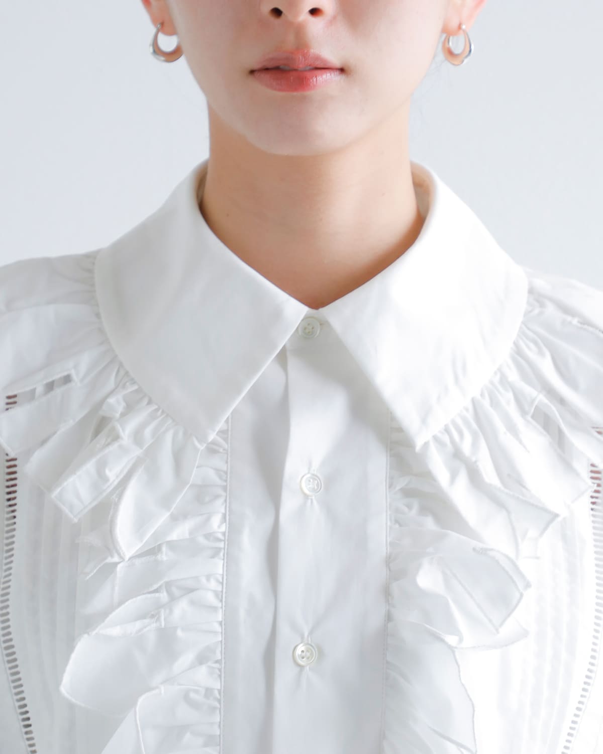 jun mikami リネンシャツ JUN MIKAMI 【 womens 】 open collar shirts | Terminal