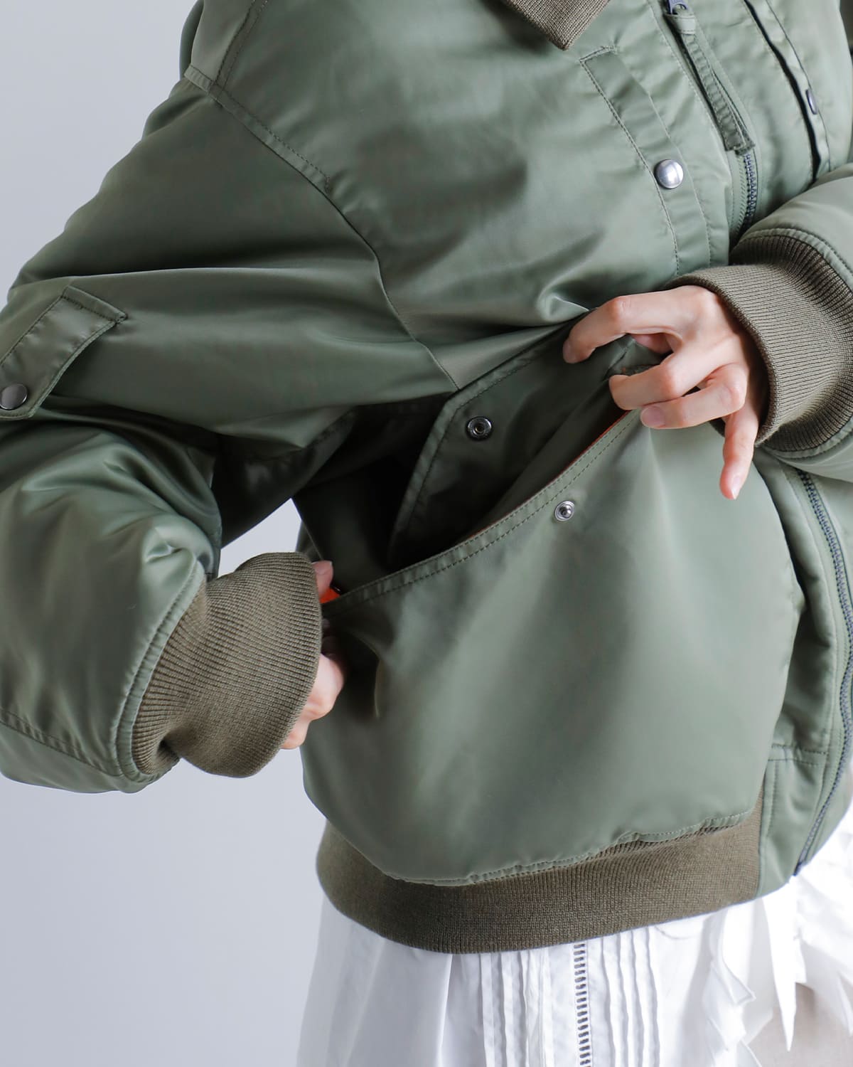 JUN MIKAMI(ジュンミカミ)フライトジャケット 25aw-8-j