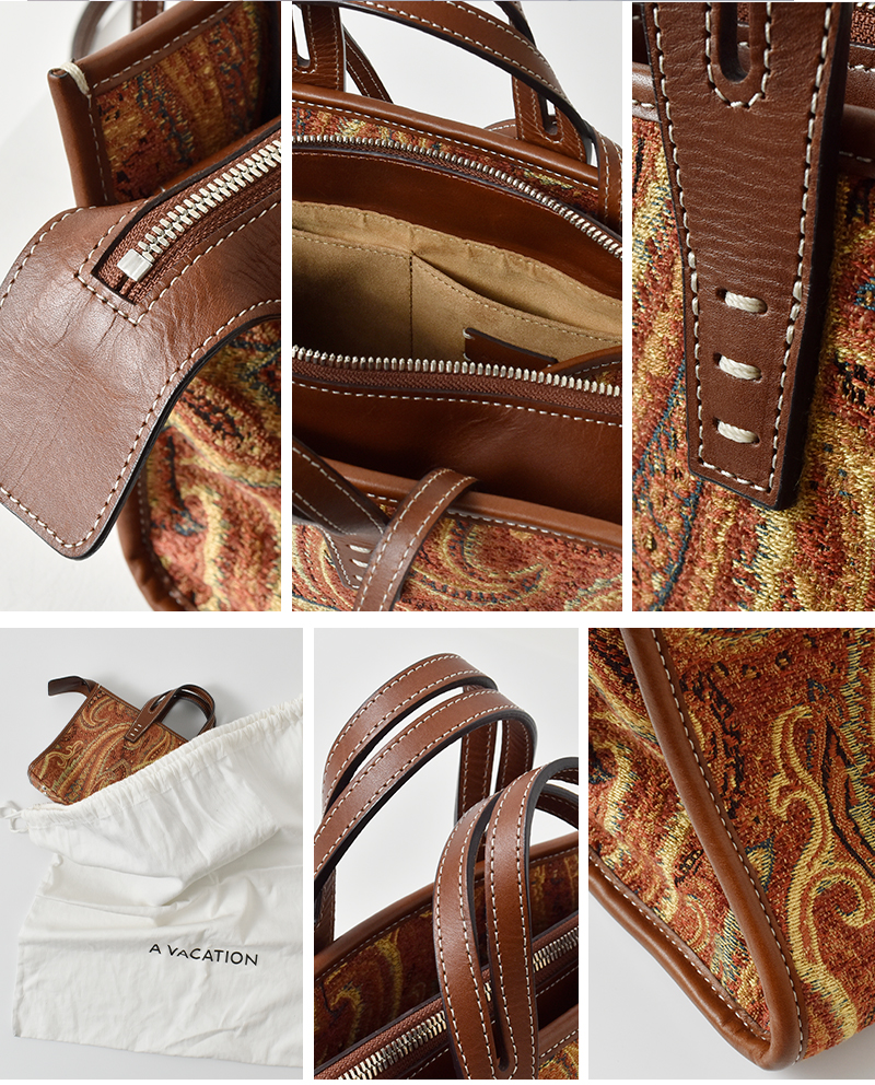 A VACATION(ア ヴァケーション)2wayスクエアトートバッグ“SABRINA”25aw-a102