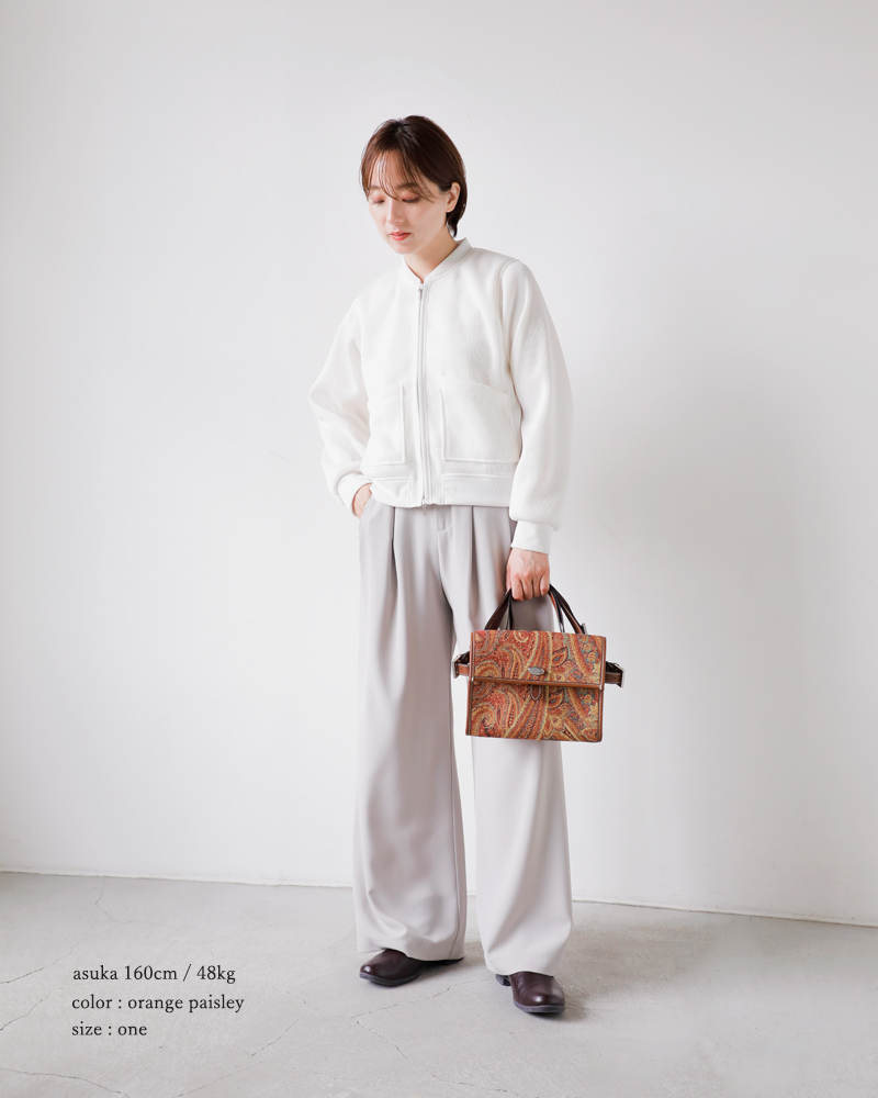 A VACATION(ア ヴァケーション)スクエアハンドバッグ“NICOLE”25aw-a106