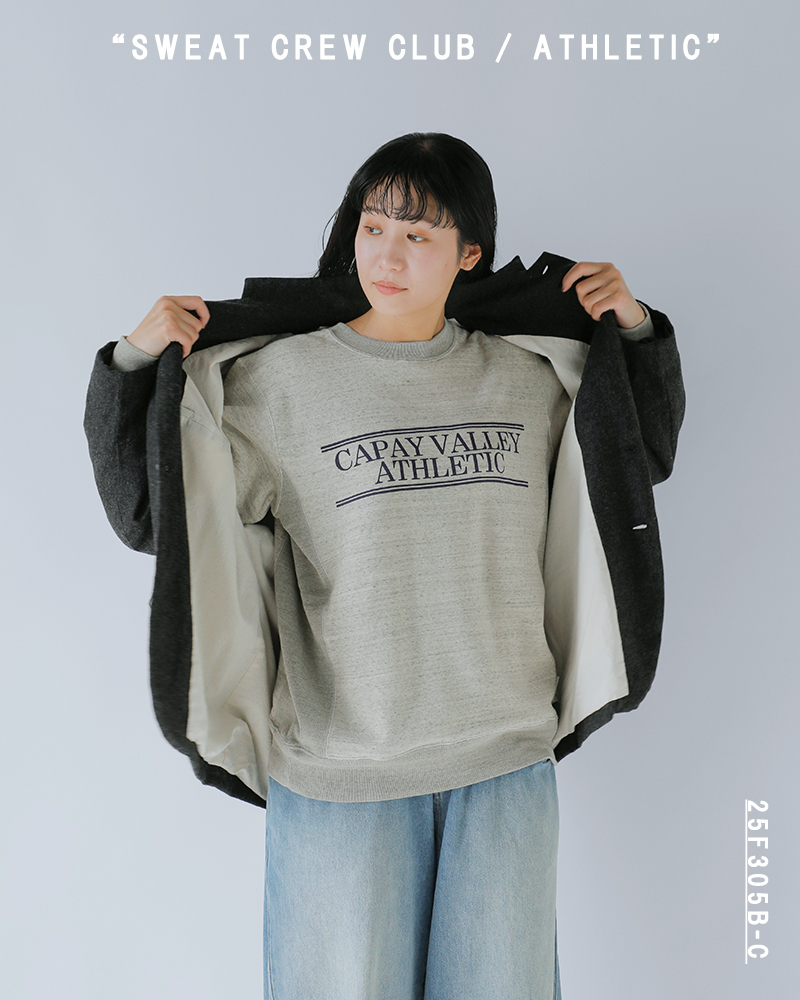 UNDYED(A_Ch)J[hI[KjbNRbgN[lbNvgXEFbgvI[o[gSWEATCREWCLUB/ATHLETICh25f305b-c