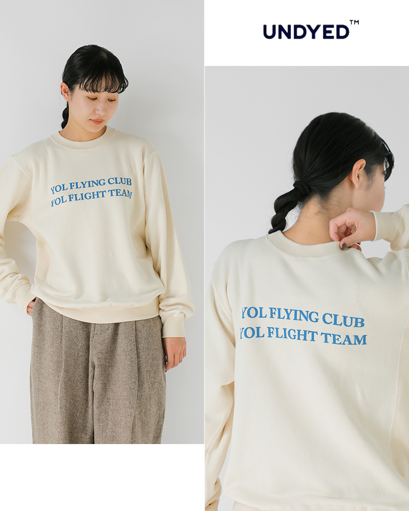 UNDYED(A_Ch)J[hI[KjbNRbgN[lbNvgXEFbgvI[o[gSWEATCREWCLUB/ATHLETICh25f305b-c