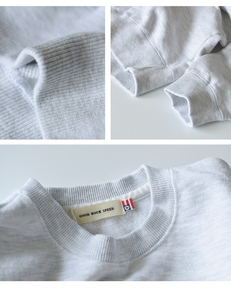 GOOD ROCK SPEEDクルーネック 長袖 プリント スウェット プルオーバー”JAZZ / RADIO SWEAT” 25org207w-8w