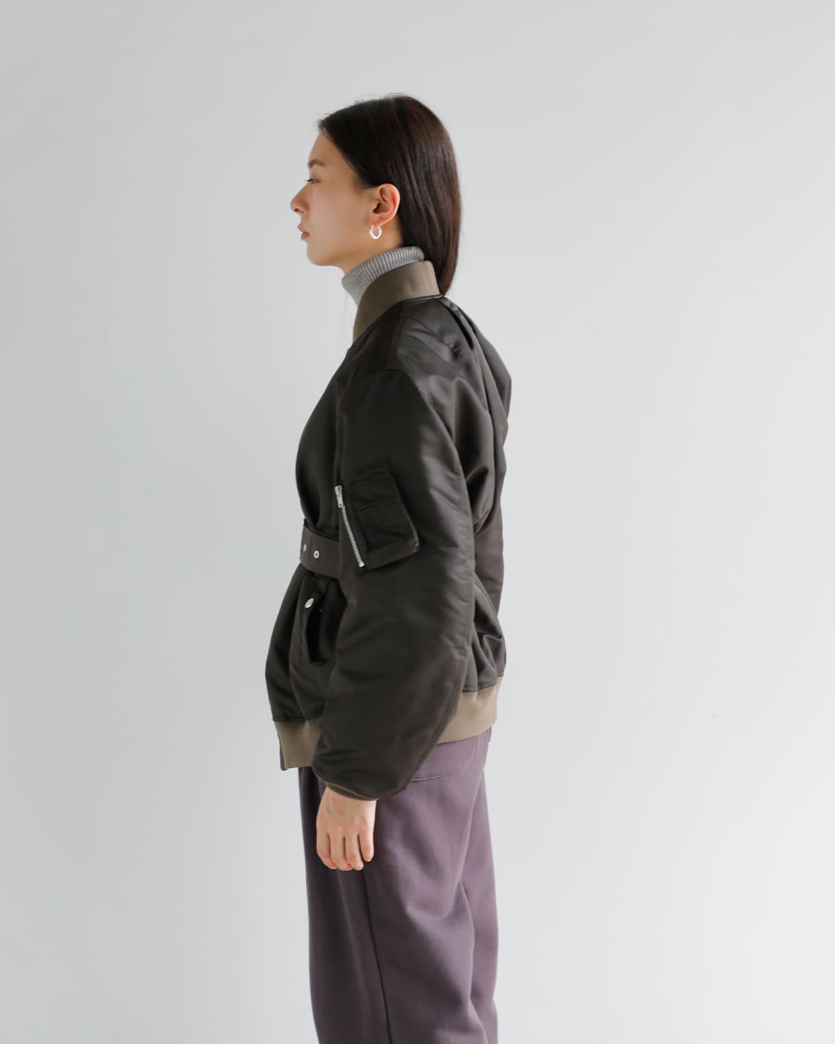 CINOH(チノ)高密度ツイルフライトジャケット “MA-1” 25wbz001