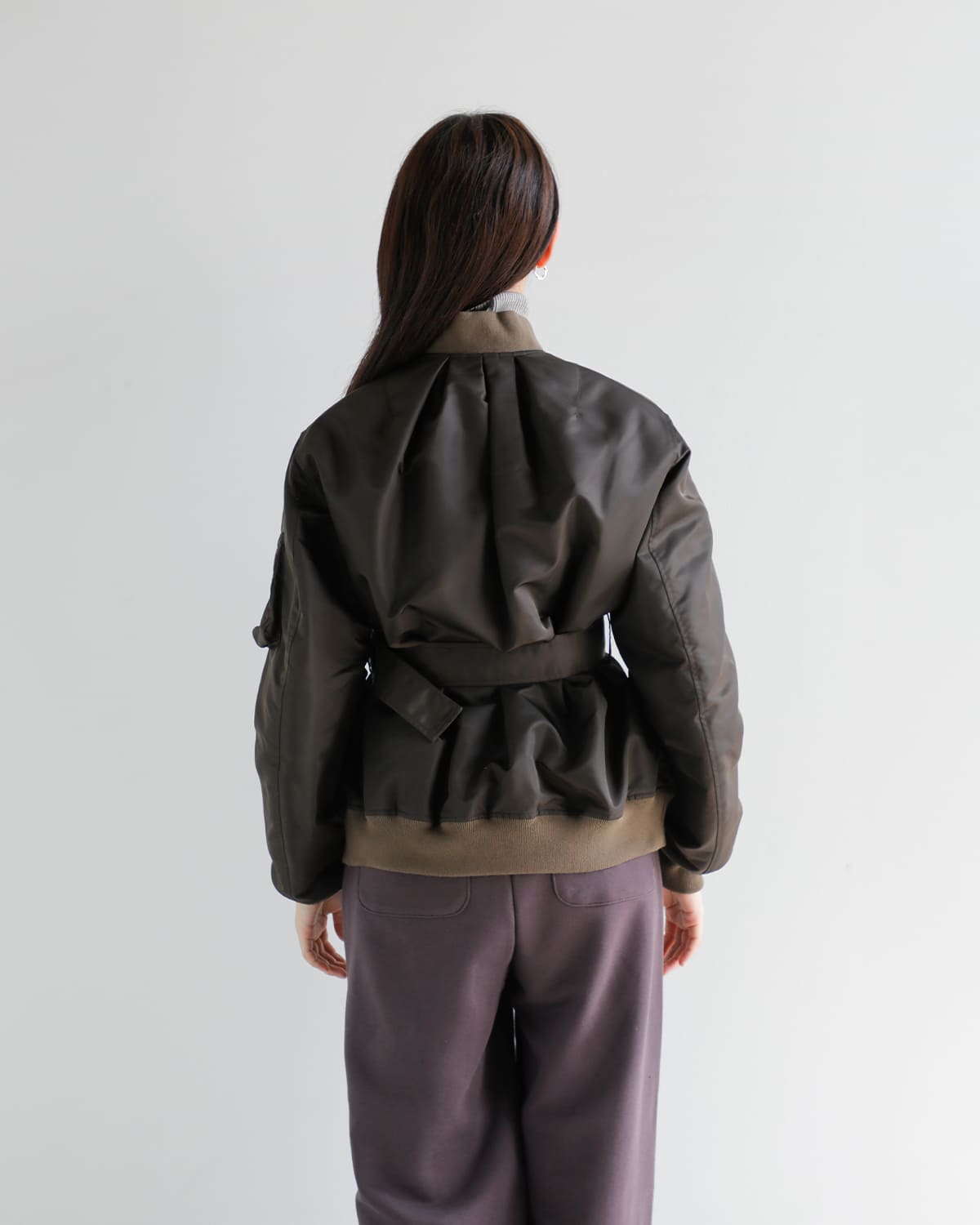 CINOH(チノ)高密度ツイルフライトジャケット “MA-1” 25wbz001