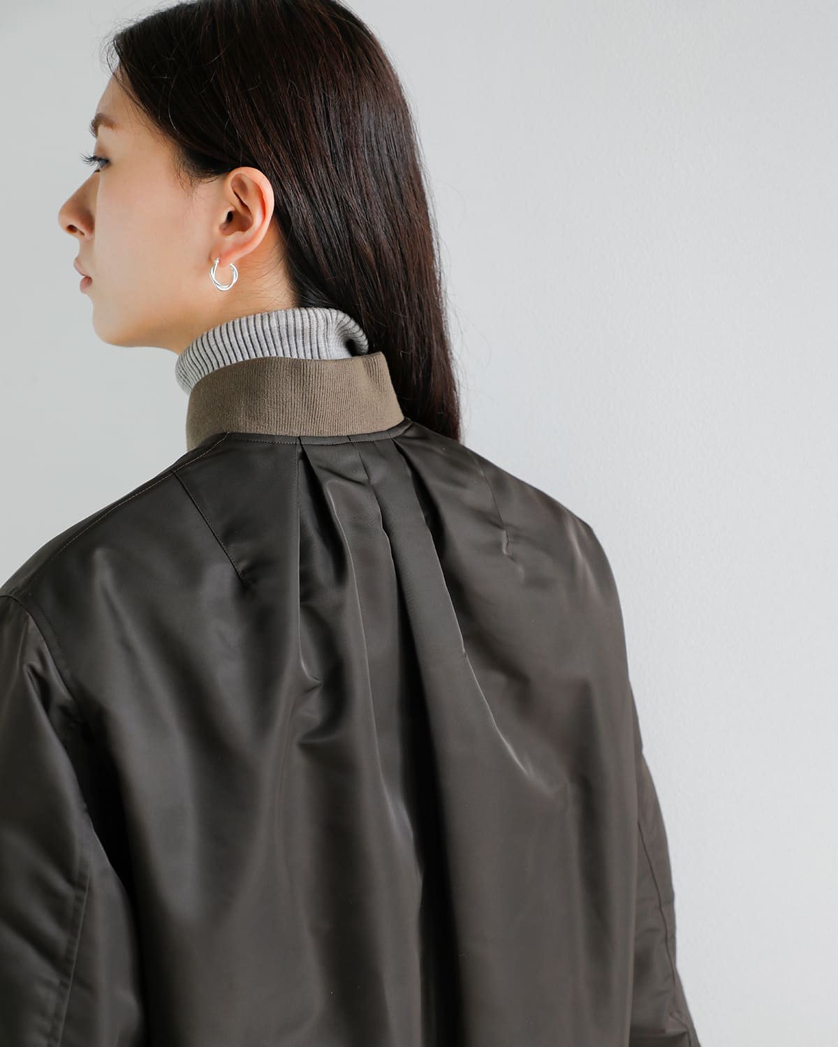 CINOH(チノ)高密度ツイルフライトジャケット “MA-1” 25wbz001