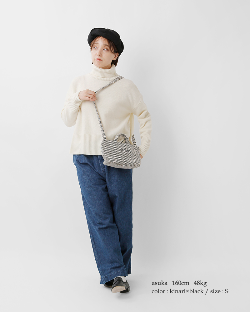 ARTE POVERA(アルテポーヴェラ)リネンウール混サコッシュSサイズ25wi22