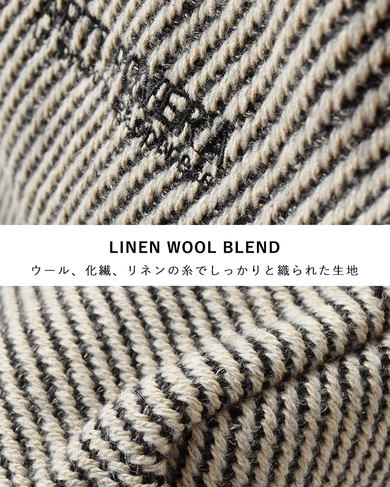 ARTE POVERA(アルテポーヴェラ)リネンウール混サコッシュSサイズ25wi22