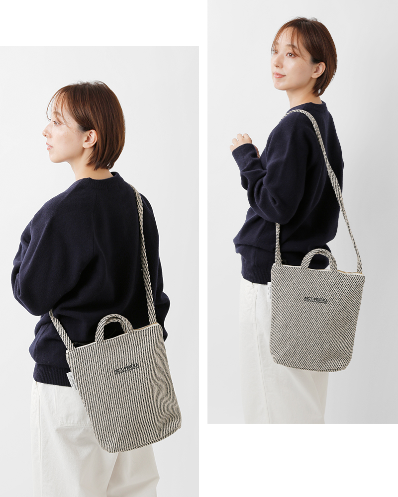 ARTE POVERA(アルテポーヴェラ)リネンウール混サコッシュMサイズ25wi23