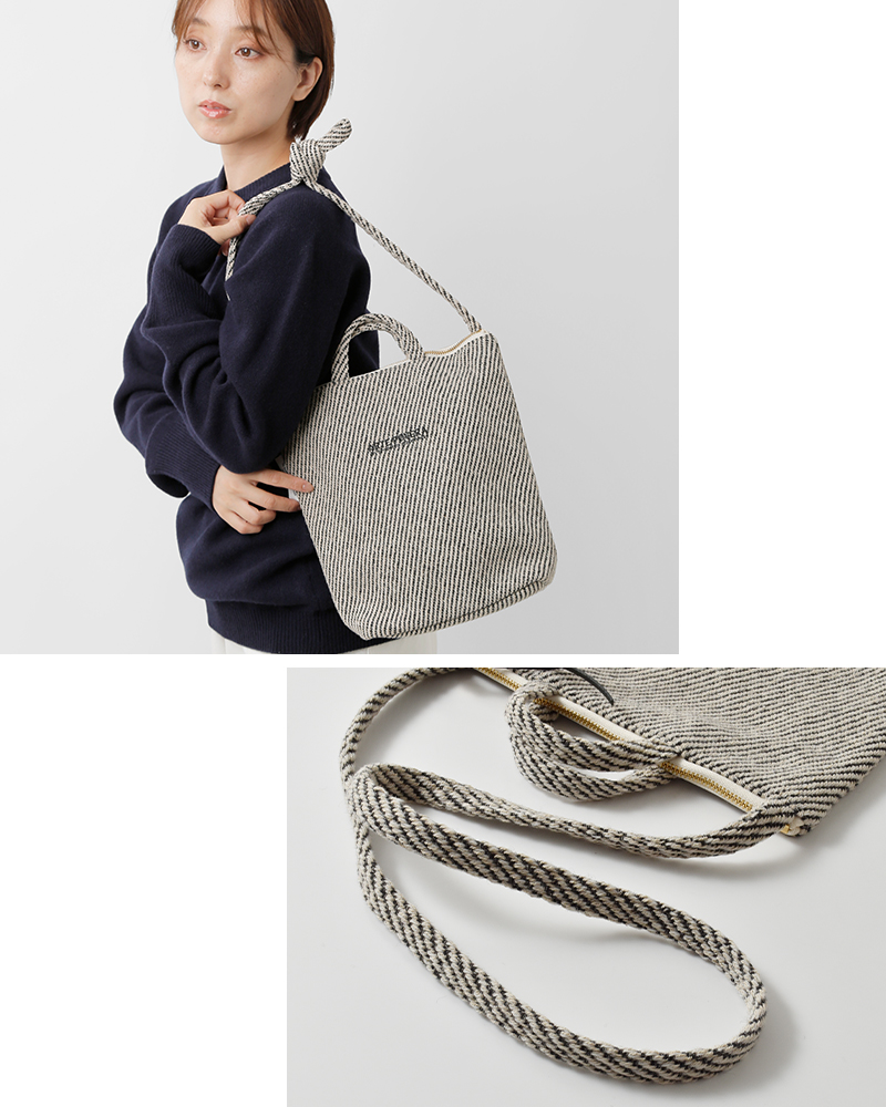 ARTE POVERA(アルテポーヴェラ)リネンウール混サコッシュMサイズ25wi23