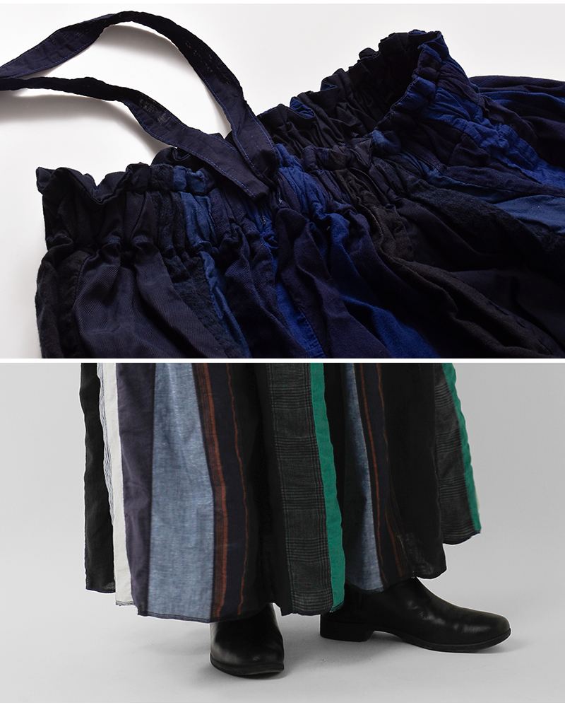 ARTE POVERA(アルテポーヴェラ)リネンコットンMIXギャザースカート25wi56