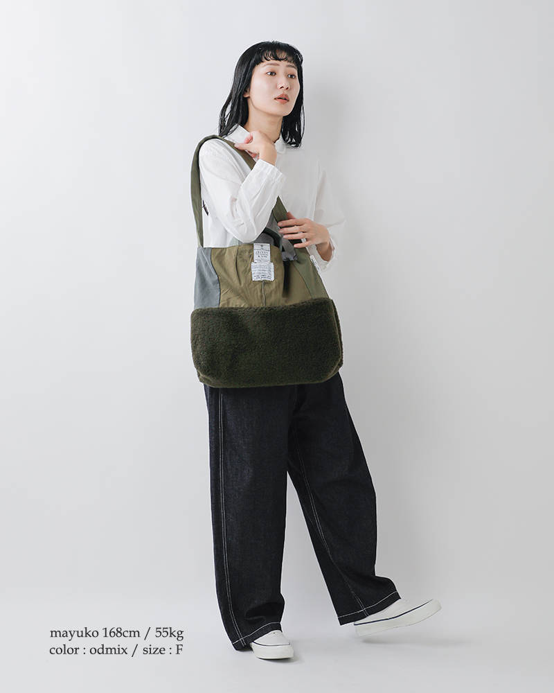 ARTE POVERA(アルテポーヴェラ)イギリススモックパーカーリメイク2wayトート/ショルダーバッグ25wi64