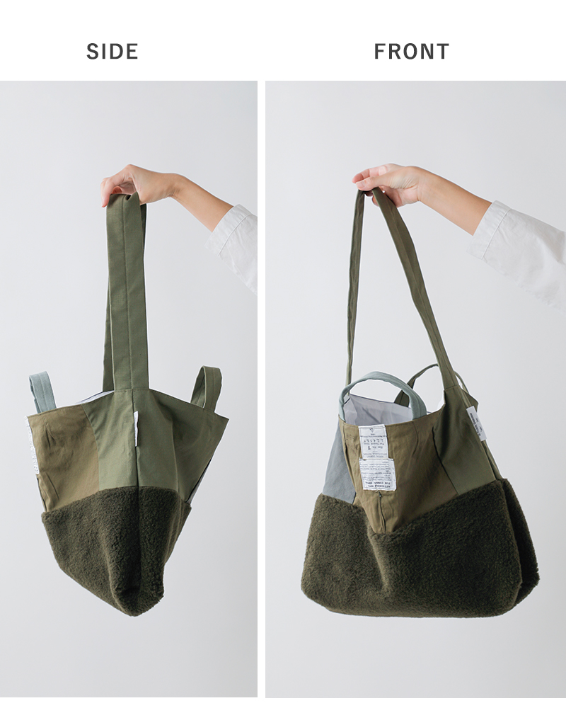 ARTE POVERA(アルテポーヴェラ)イギリススモックパーカーリメイク2wayトート/ショルダーバッグ25wi64