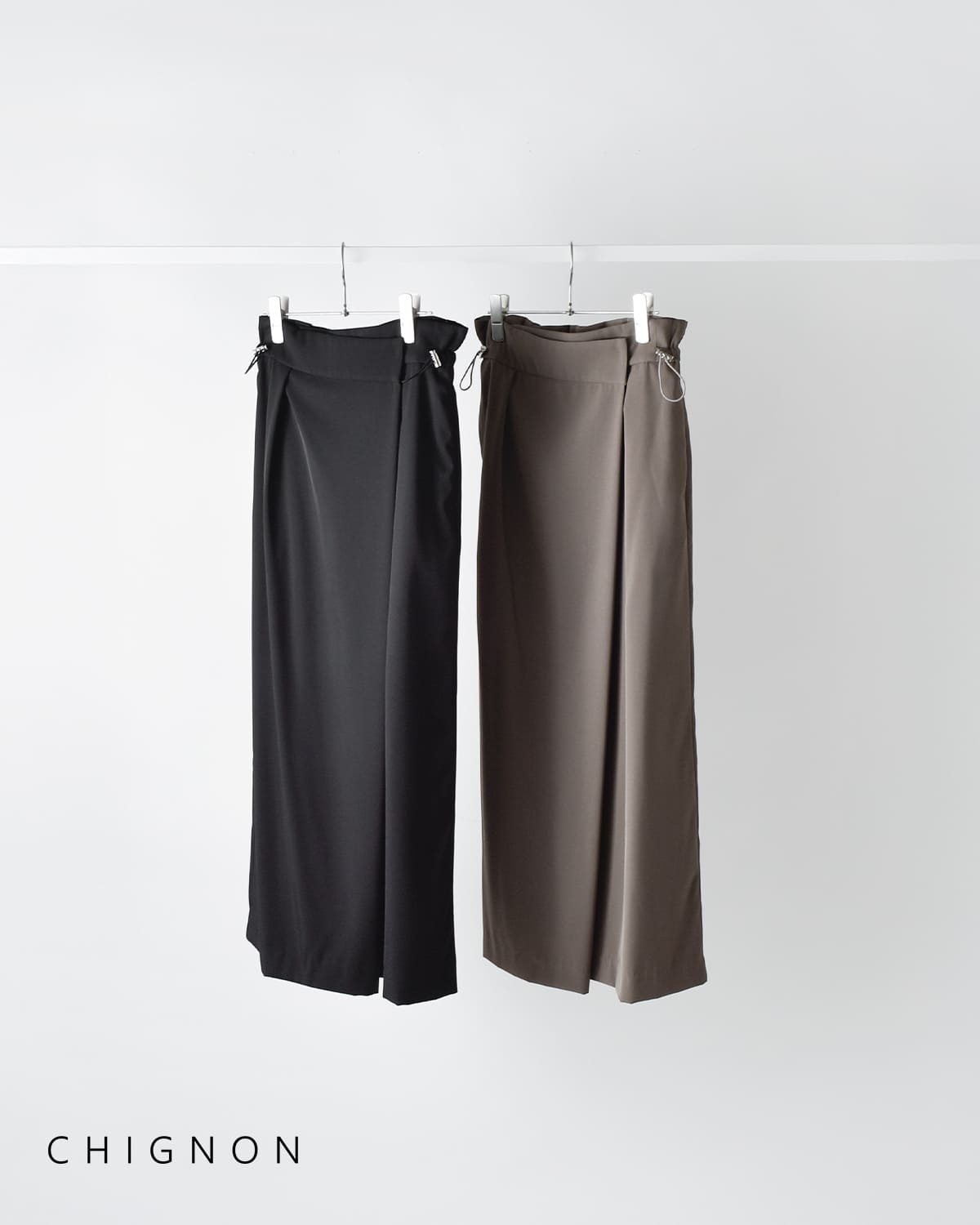 CHIGNON(シニヨン) ツイル ラップ スカート2755-223kk