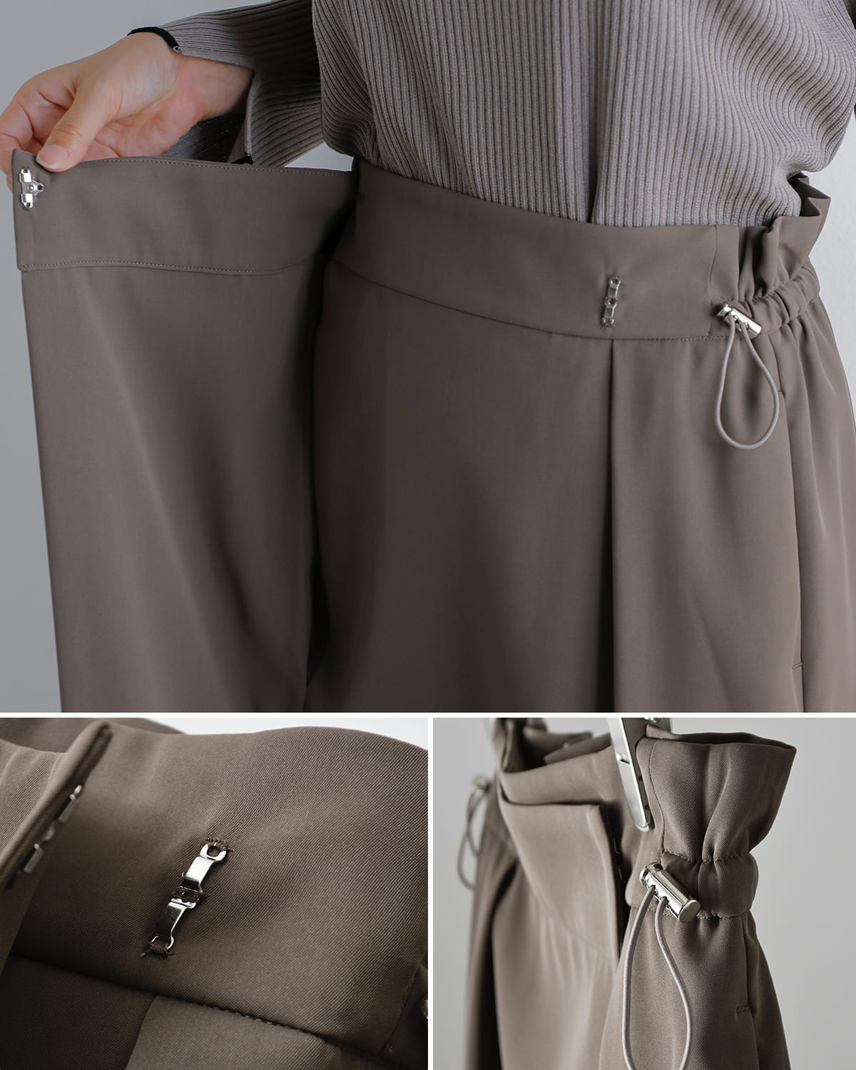 CHIGNON(シニヨン) ツイルラップスカート 2755-223kk