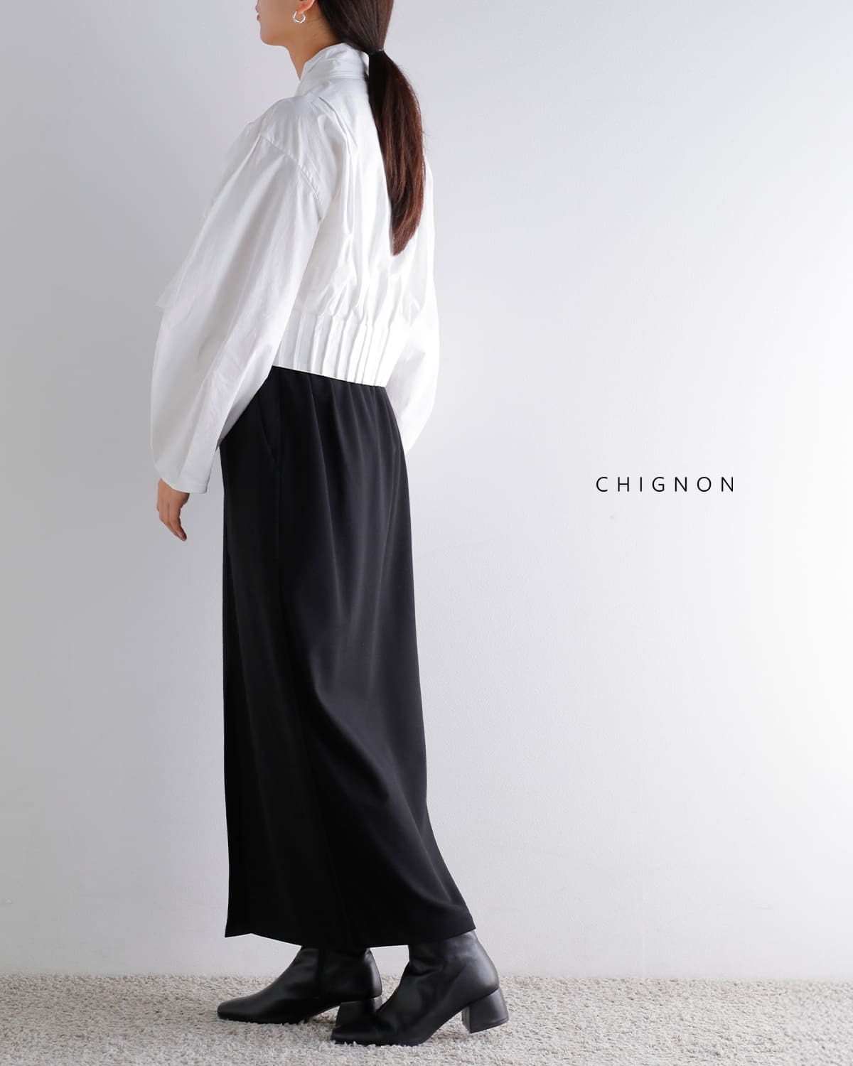 CHIGNON(シニヨン)Wフェイス ジャージ スカート2855-212kk