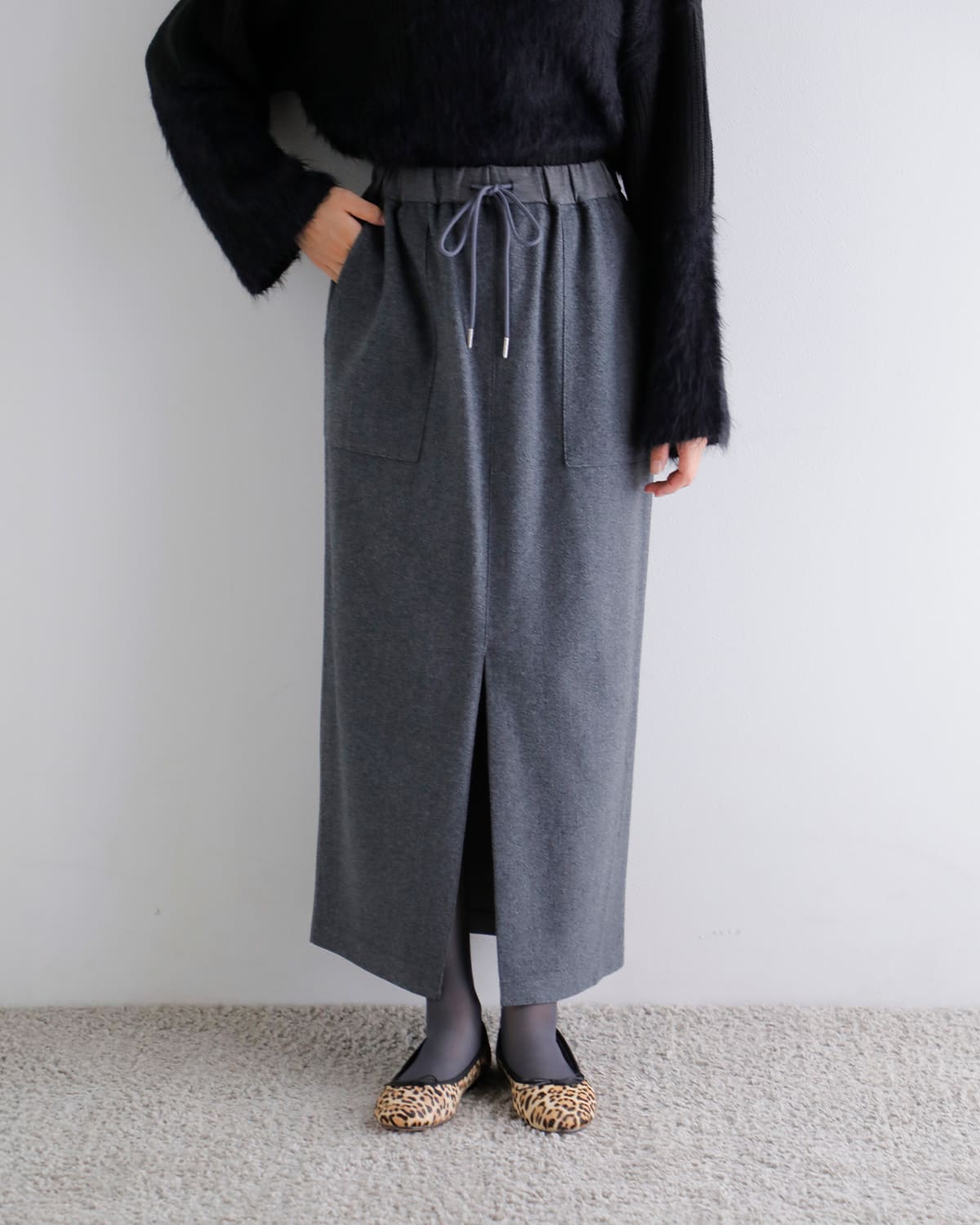 CHIGNON(シニヨン)Wフェイスジャージスカート 2855-212kk