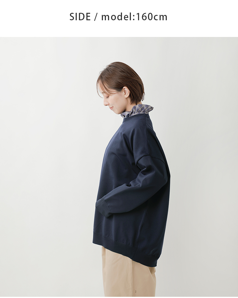 mizuiro ind(ミズイロインド)クルーネックワイドプルオーバー3-220122