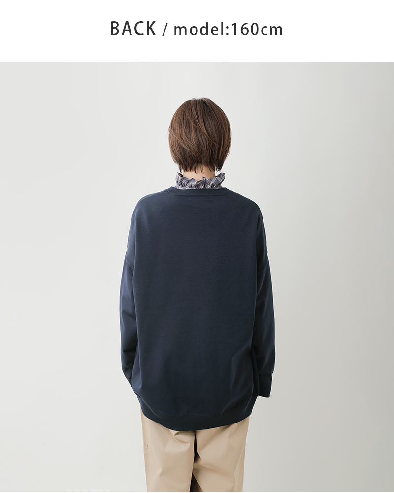mizuiro ind(ミズイロインド)クルーネックワイドプルオーバー3-220122