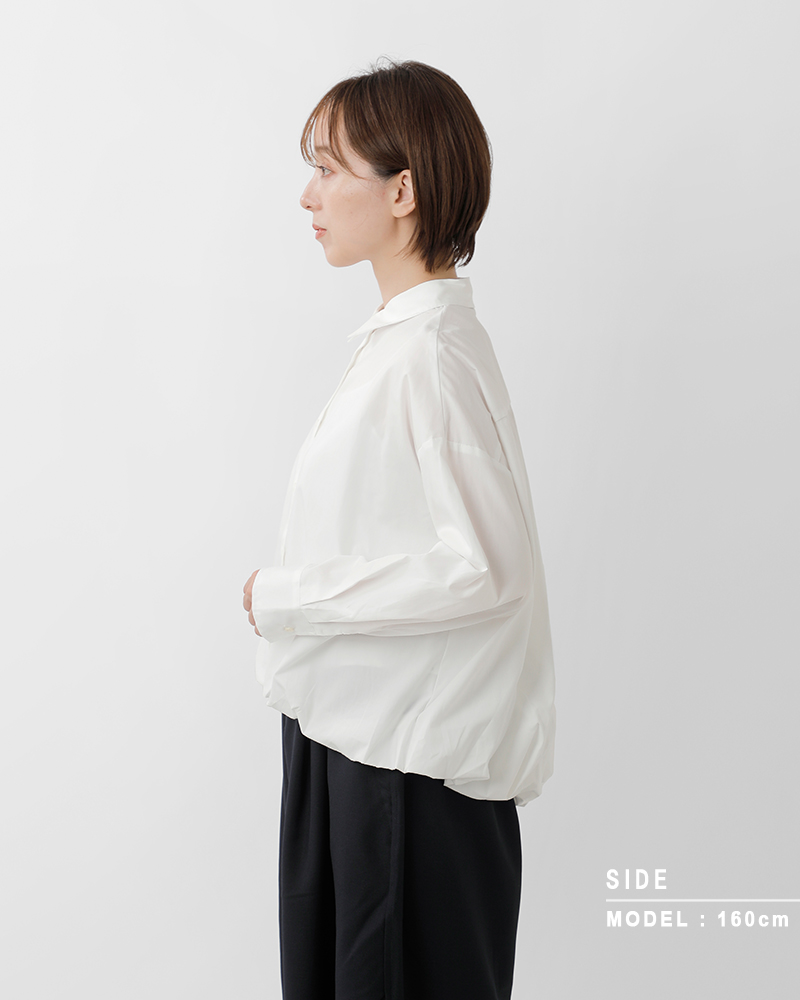 mizuiro ind(ミズイロインド)コットンバルーンシャツ3-230094