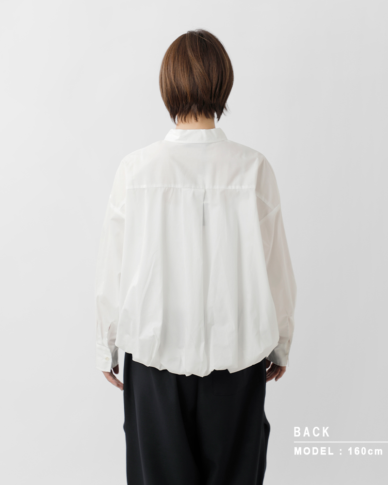 mizuiro ind(ミズイロインド)コットンバルーンシャツ3-230094