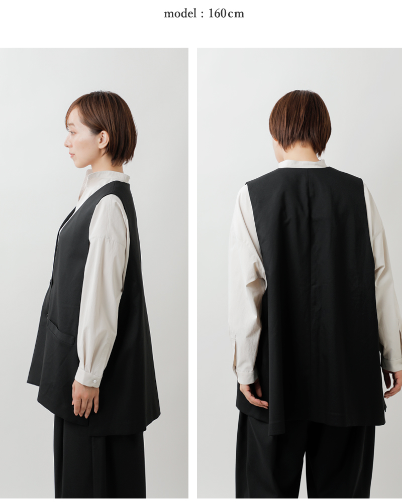 mizuiro ind(ミズイロインド)ディープVネックワイドベスト3-230108