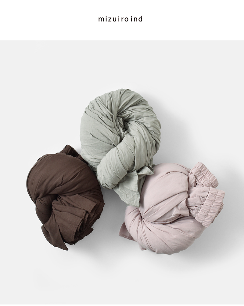 mizuiro-ind(ミズイロインド)コットンローンボリュームフレアスカート3-260010