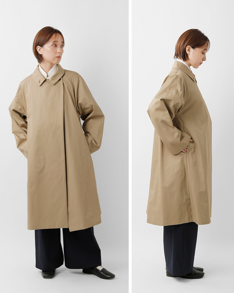 mizuiro ind(ミズイロインド)コットントレンチライクコート3-270057