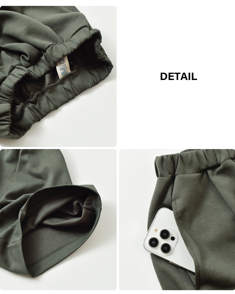 MidiUmi ミディウミ タック ワイド ショート パンツ “punch the