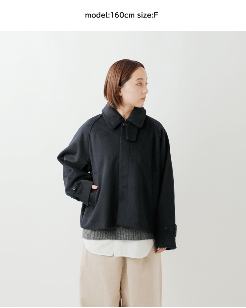 MidiUmi(ミディウミ)ウールショートジャケット“woolshortJK”3-779961