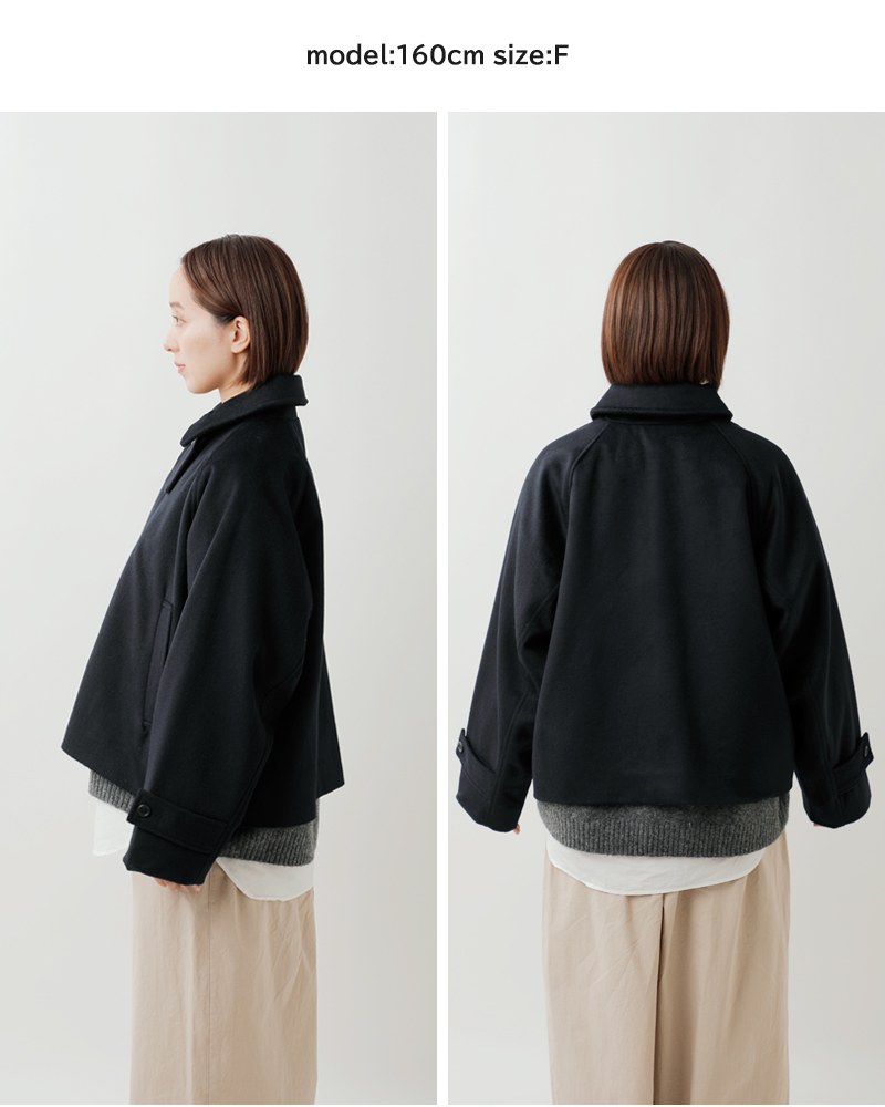 MidiUmi(ミディウミ)ウールショートジャケット“woolshortJK”3-779961