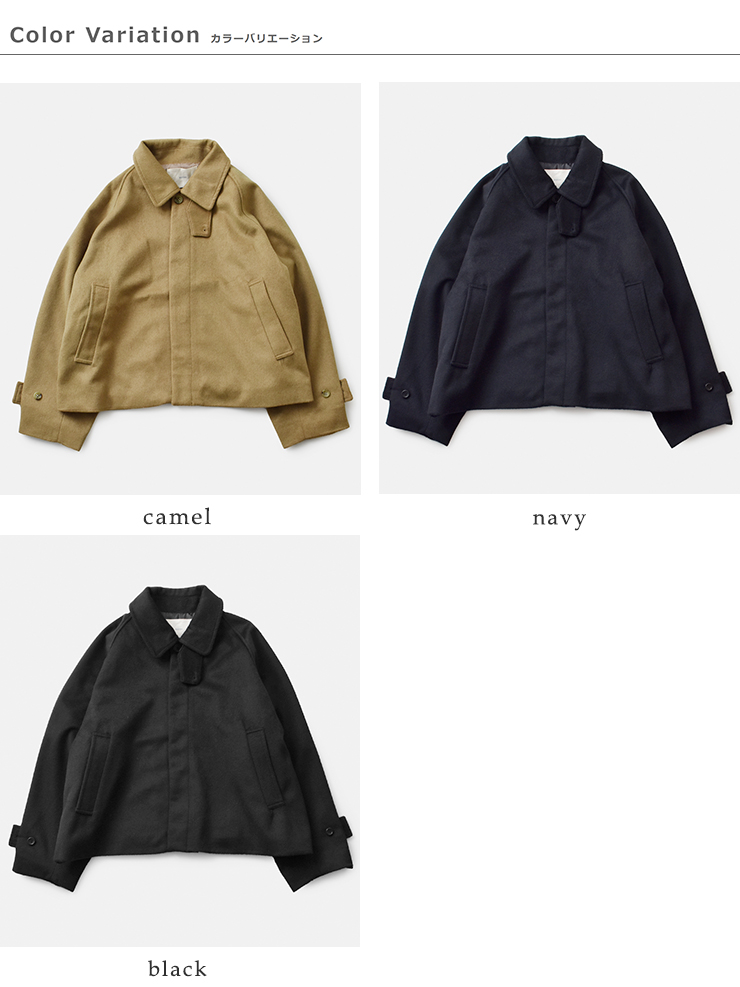 MidiUmi(ミディウミ)ウールショートジャケット“woolshortJK”3-779961